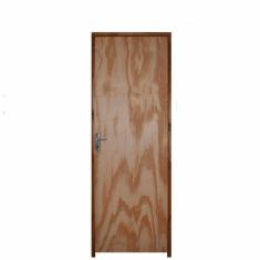 Imagem de Kit Porta Lisa de Madeira Mescla 92 X 2.10 - Hale