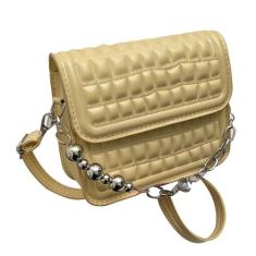 Imagem de Bolsa Quadrada Pequena, Bolsa de Ombro único Alça de Ombro Ajustável Textura Elegante de Couro PU Leve Com Zíper para Viagens Diárias (Tamanho Livre)