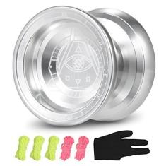 Imagem de Yoyo profissional de alumínio competitivo Yoyo Ball Yo Yo presente com cordas e luva