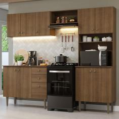 Imagem de Armário de Cozinha Compacta 235cm Rustic Gourmet Madesa 01