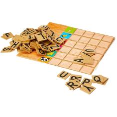 Imagem de Forma Palavras Letras Jogo Infantil Brinquedo Educativo Pedagogico Mdf