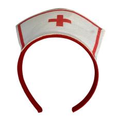 Imagem de Tiara De Enfermeira Fantasia Halloween Carnaval