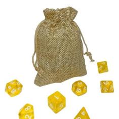 Imagem de Bolsa de Dados Estilo Rústico - RPG