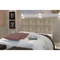 Imagem de Painel De Cama Box Botão Queen 1,60 Elegance Cor Bege/Areia - Comprar