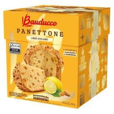 Imagem de Panettone Bauducco Limão Siciliano E Uva Passas Brancas Cobertura Açuc