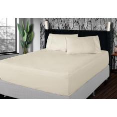 Imagem de Jogo De Lençol Micropercal 600 Fios Diemond Queen 3 Peças  - Outcasa c