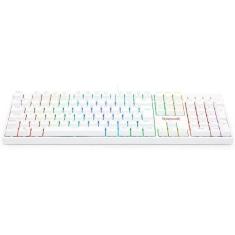 Imagem de Teclado Optico Gamer Surara Pro Rgb Branco Switch Azul Abnt2