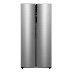 Imagem de Geladeira Midea Frost Free Side by Side 442 Litros cor Inox MDRS598FGA04