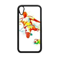 Imagem de Capa para iPhone XR com jogador de futebol americano para proteção de telefone Apple