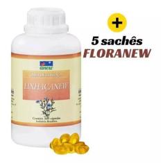 Imagem de Linhaçanew Anew Óleo Linhaça 360Cap 500Mg + 5 Sachê Floranew