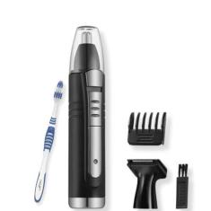 Imagem de Aparador e Cortador de Pêlos Nariz orelh Recarregável 2 em 1 - Kemei