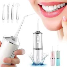 Imagem de Irrigador Oral Elétrico Portatil Jato Água Limpador Dentário Bucal - R