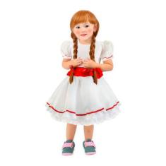 Imagem de Fantasia Annabelle Bebê Luxo Completa de Halloween - Fantasias Carol C