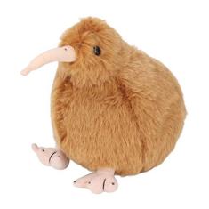 Imagem de 7,9 Polegadas Kiwi Bird Stuffed Animal Plush Bonito Travesseiro de Abraço, Kiwi Bird Plush, Bicho de Pelúcia Kiwi Plushie Doll, Macio Fofo como um Pássaro Real, Cute Little Bird