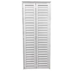 Imagem de Porta Camar o Palheta Alum nio Branco Linha Veneza Lado:esque