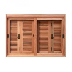 Imagem de Janela Pantográfica Lisa JE121 Esel 100cmx140cmx14cm Marroml