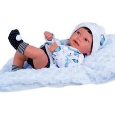 Boneca Bebê Reborn Menino Baby Dolls Em Vinil 45cm em Promoção é no Buscapé