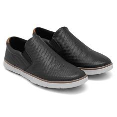 Imagem de Tênis Slip On Masculino Texturizado com Elástico e Sola Borracha Reta