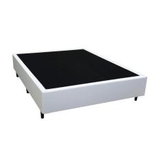 Imagem de Cama Box Casal 138 Branco Sintetico - Santo Box