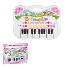 Imagem de Piano Musical Animal Braskit Rosa