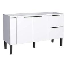 Imagem de Gabinete de Cozinha Branco em Madeira 144cm Cisne Cozimax