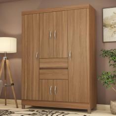 Imagem de Guarda-Roupa Casal Ecom Ii 6 Portas Amêndola - Demóbile