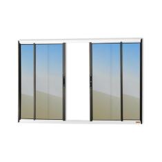 Imagem de Janela Confort 4 Folhas Vidro Reflex 100cm X 200cm Brimak