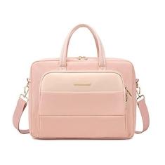 Imagem de Bolsas para Notebook Bolsa de Ombro Maletas Homens e Mulheres Rosa 15,6"