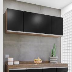 Imagem de Armário Aéreo 1,60M Com 4 Portas Cozinha Área De Serviço Lavínia Freij