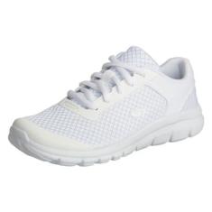 Imagem de Cross Trekkers Tênis de corrida Gusto para meninos e meninas, Branco, 17