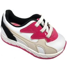 Imagem de Tênis Infantil Molekinha Recortes Menina-Feminino