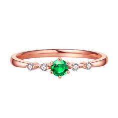 Imagem de Happyyami Anéis de pedras preciosas, anel de casamento luxuoso, anéis coloridos, suprimentos de casamento para mulheres e homens, joias para noivado, casamento