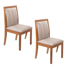 Imagem de Conjunto 2 Cadeiras Estofadas Premium Matos E Lopes