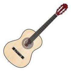 Imagem de Violão Acústico Corda Nylon Barato Natural Iniciante Queens
