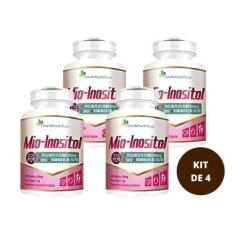 Imagem de Kit 4 Mio-Inositol 500Mg 60 Caps (Mio-Inositol + Associacoes) - Flora