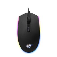 Imagem de Mouse Gamer RGB, 4 Botões, 800-1000-1200 DPI, USB, HAVIT, MS1003