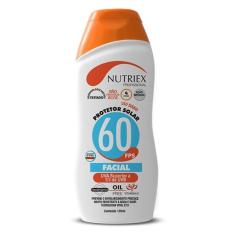 Imagem de Protetor Solar Facial Fps 60 120 Ml Bisnaga Nutriex