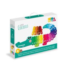 Imagem de Quebra Cabeça Didático Alfabeto Do Crorodilo Em Madeira - Babebi 7024