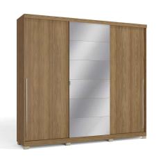 Imagem de Guarda-Roupa Casal com Espelho Betta 3 pt 4 gv Nogueira