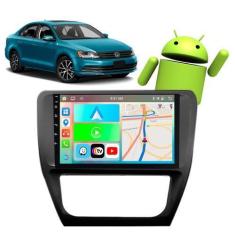 Imagem de Kit multimidia android 9" jetta 12/17 preto volkswagen carpl - E-Carpl