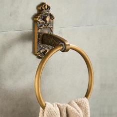 Imagem de Conjunto de hardware do banheiro fixado na parede toalheiro escova de toalete rack secador de cabelo saboneteira chuveiro canto rack acessórios, anel de toalha