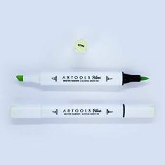 Imagem de Marca Texto Artools Pictom Pontas Broad e Brush Verde G702