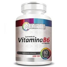 Imagem de Vitamina B6 60 cápsulas - Multivita