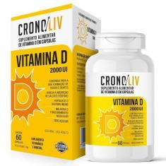 Imagem de Cronoliv Vitamina D3 2000Ui 60 Cápsulas