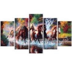 Imagem de quadro decorativo cavalos