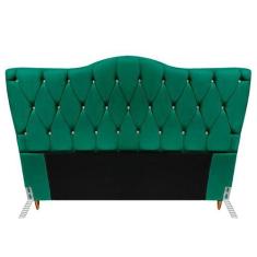 Imagem de Cabeceira Solteiro Cama Box Quarto Estofada Barcelona 90cm - Mance Dec