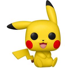 Imagem de Funko Pop! Jogos: Pokemon - Pikachu (Sentado), 3,75 polegadas