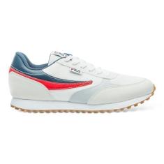 Imagem de Tenis Fila Renno Classic Masculino,Branco/Branco/Marinho,38