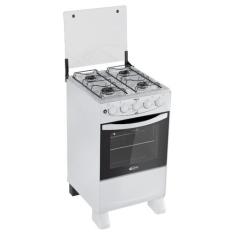 Imagem de Fogão De Piso A Gás 4 Bocas Acendimento Automático Deliato Plus Branco