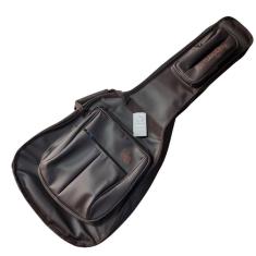 Imagem de Bag Violão Folk Prime Couro Ecológico Marron Working Bag